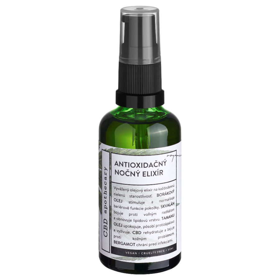 Levně Organický antioxidační noční elixír 50 ml CBD apothecary