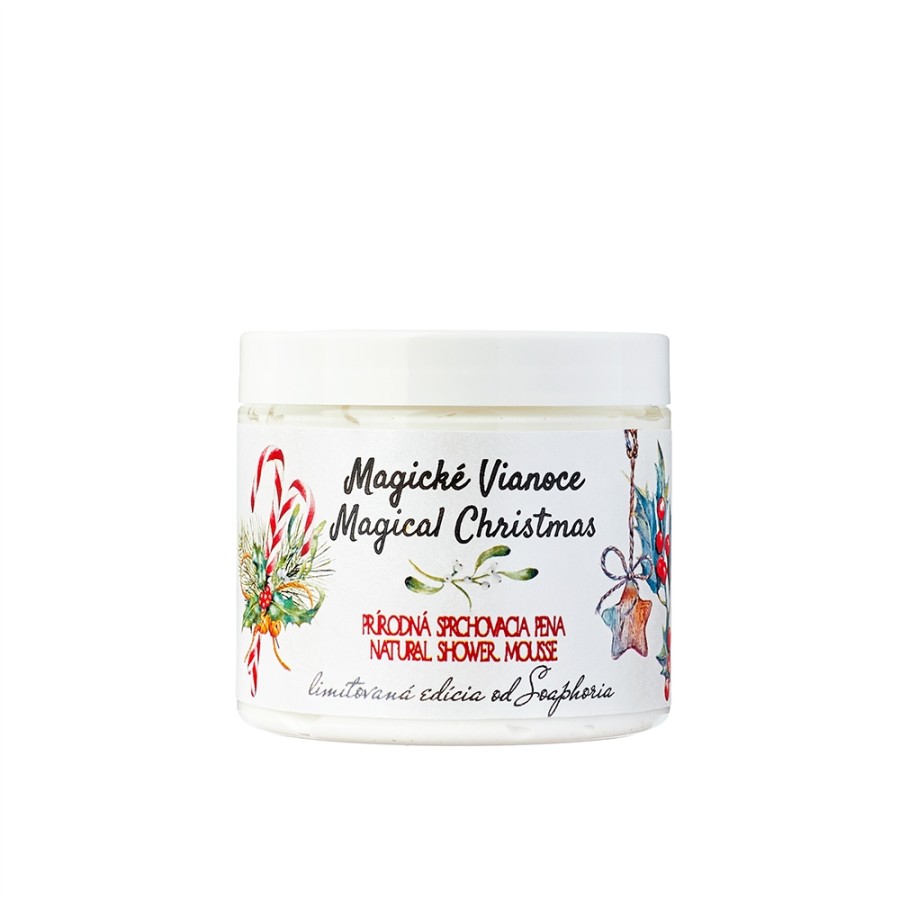 Přírodní sprchová pěna Magické Vánoce 200 ml Soaphoria