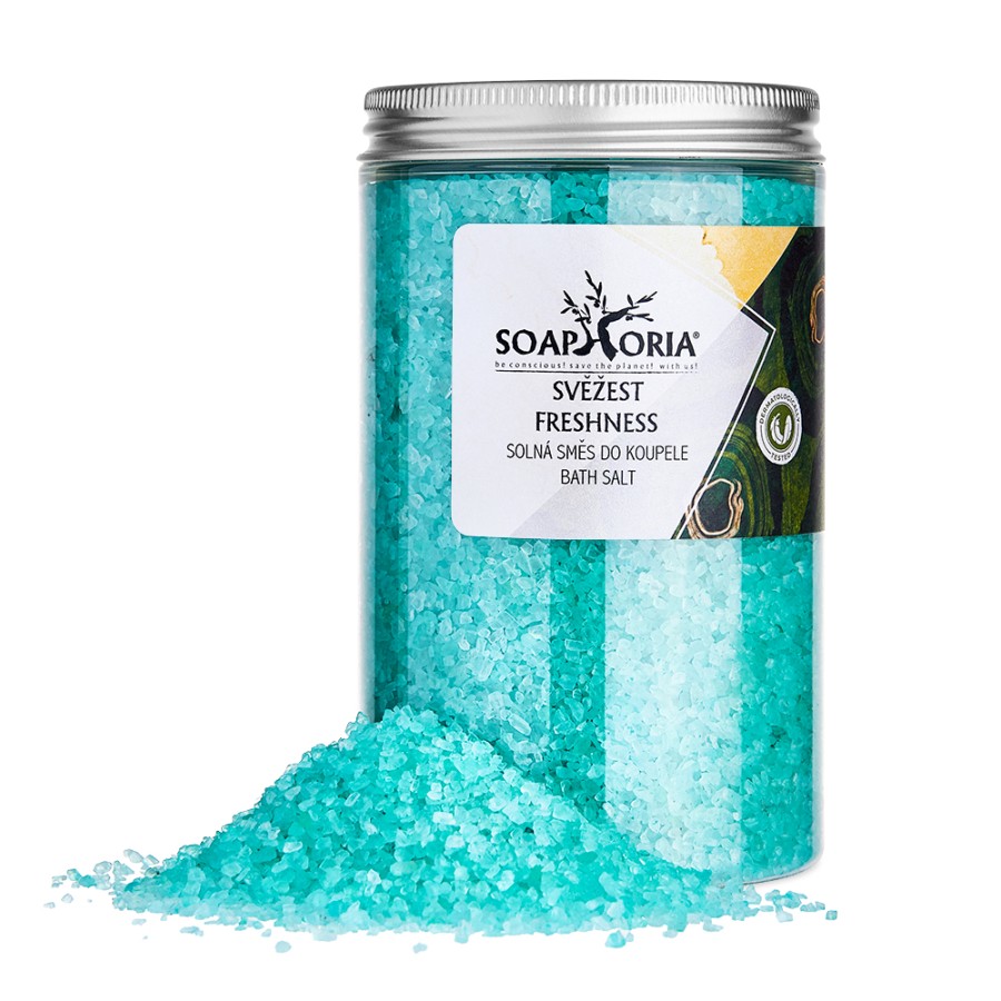 Solná směs do koupele Svěžest 500 g Soaphoria