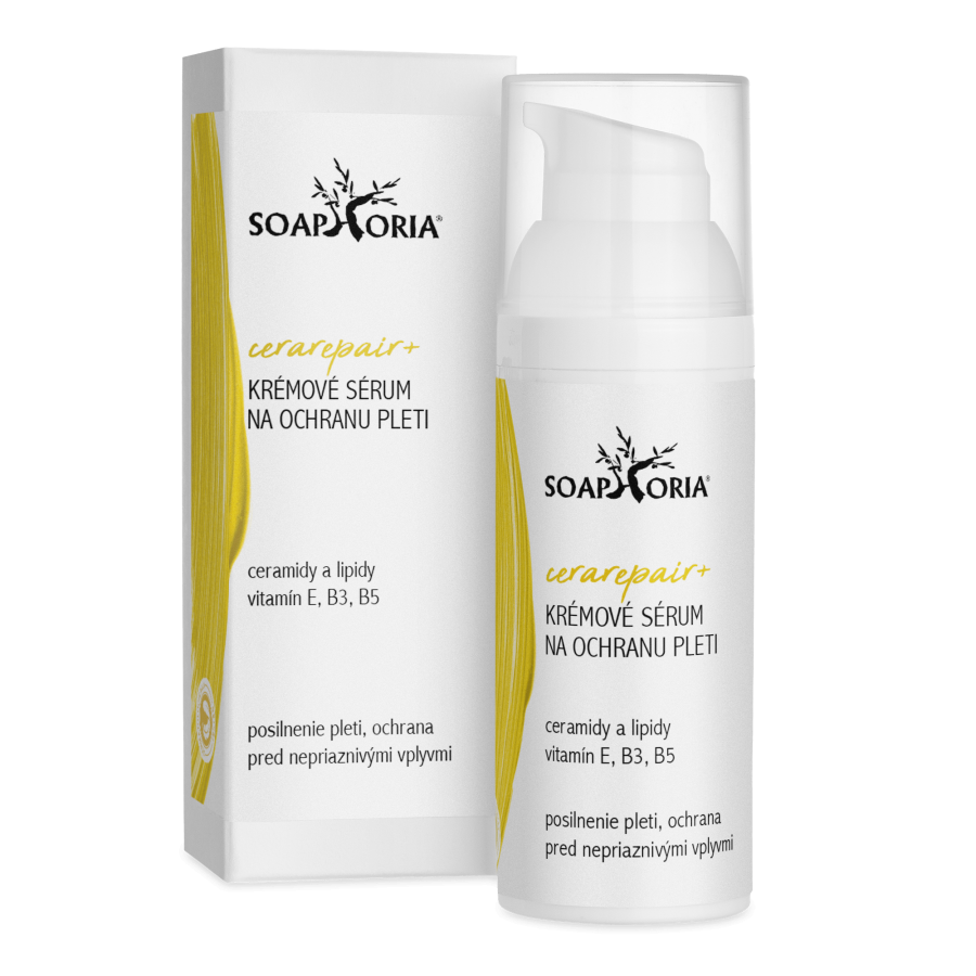 Levně Cerarepair+ krémové sérum na ochranu pleti 50 ml Soaphoria