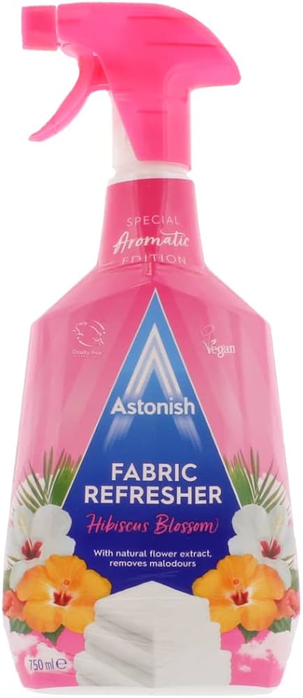 Osvěžovač tkanin s vůní ibišku 750ml Astonish