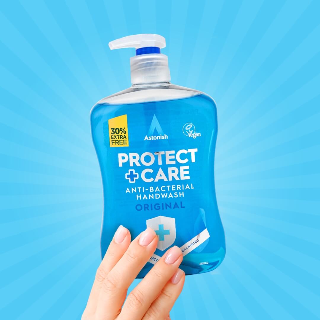 Levně Antibakteriální tekuté mýdlo Protect and Care Original 600 ml Astonish