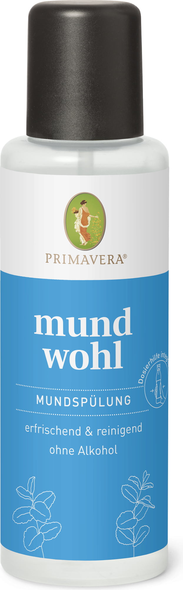 Ústní voda Osvěžení a čištění bez alkoholu 250 ml Primavera