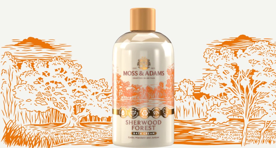 Levně Pěna do koupele Sherwood Forest s vůní cedru 500 ml Moss & Adams