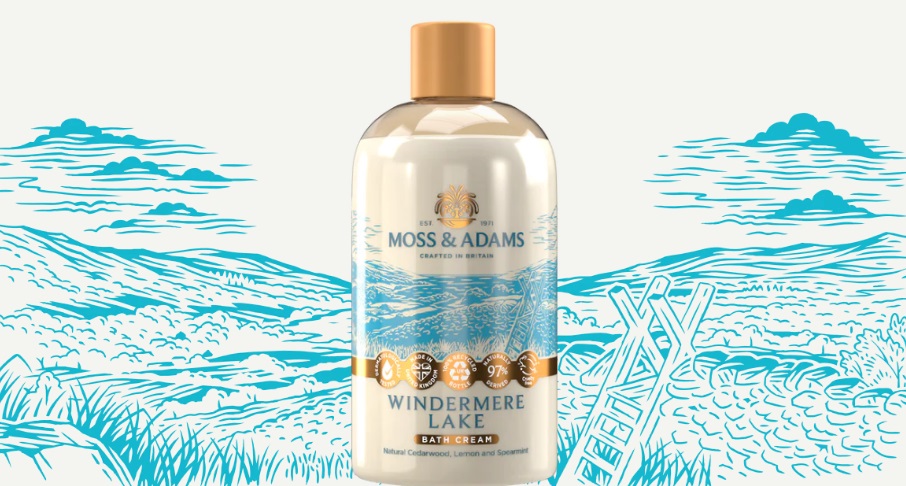 Levně Osvěžující pěna do koupele Windermere Lake s vůní cedru 500 ml Moss & Adams