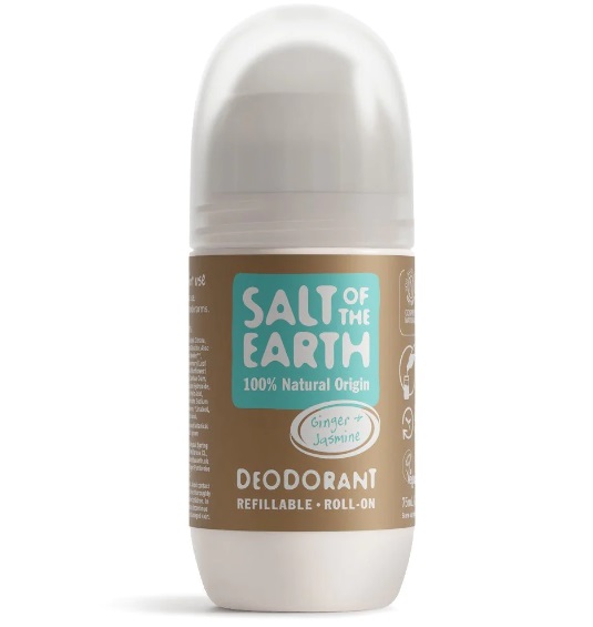 Levně 100% přírodní deo Roll-on GINGER + JASMINE 75 ml Salt of the Earth