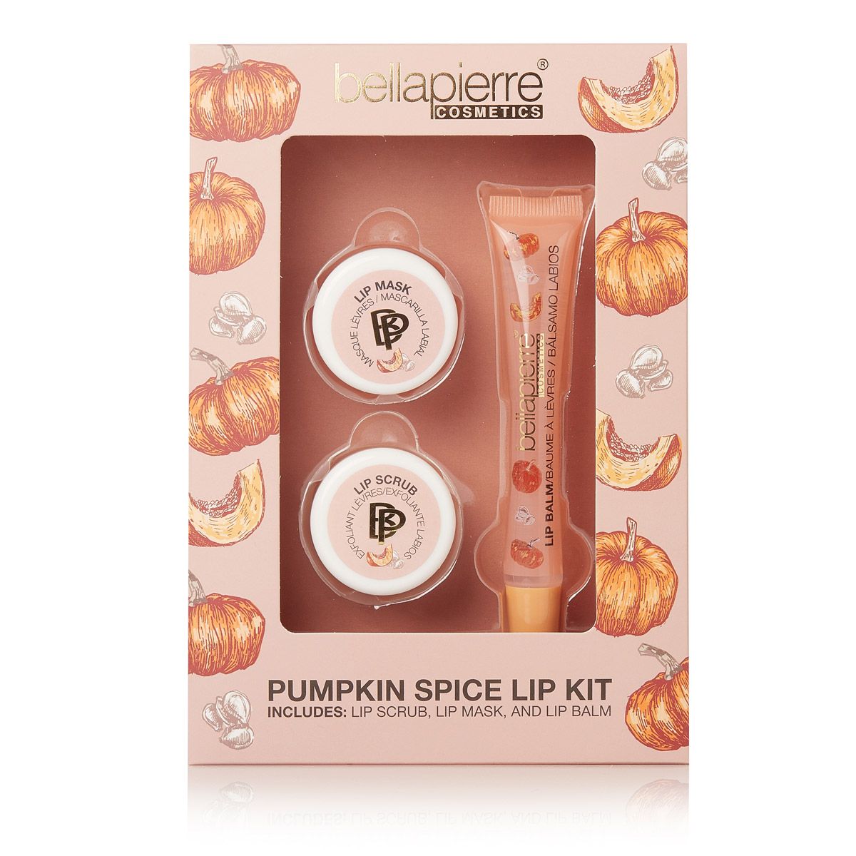Set péče o rty Lip Care Kit Pumpkin Spice 3ks Bellapierre