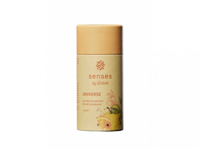 Tuhý přírodní deodorant Senses UNIVERSE 45ml Kvitok