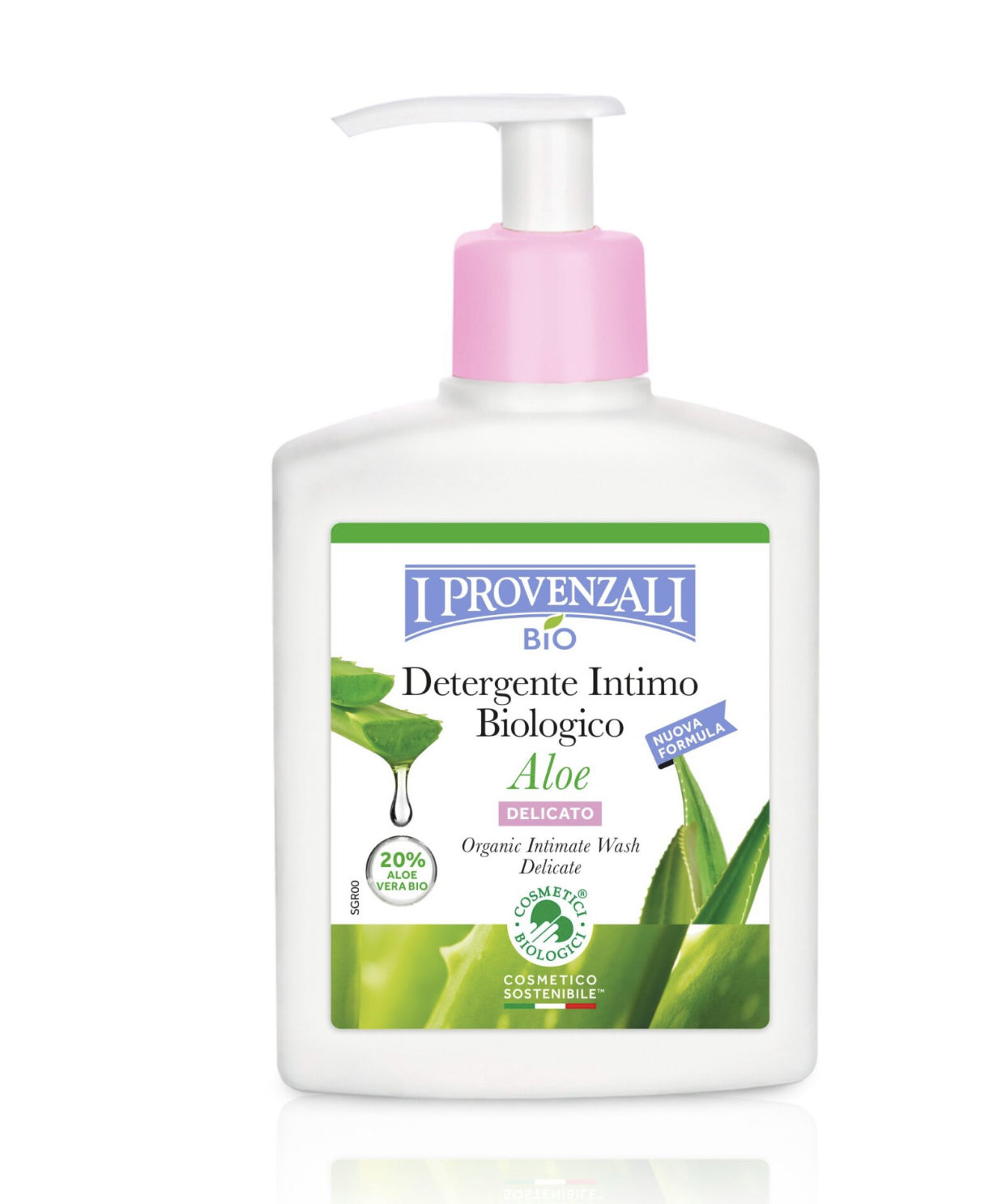 Levně BIO intimní mycí gel Aloe 200 ml I Provenzali
