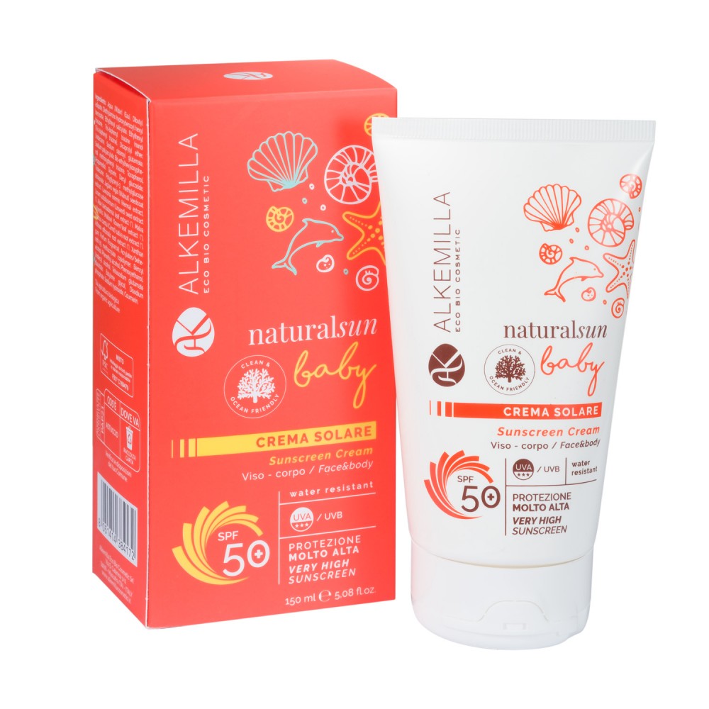 Krém na opalování obličej a tělo BABY SPF50 150ml Alkemilla