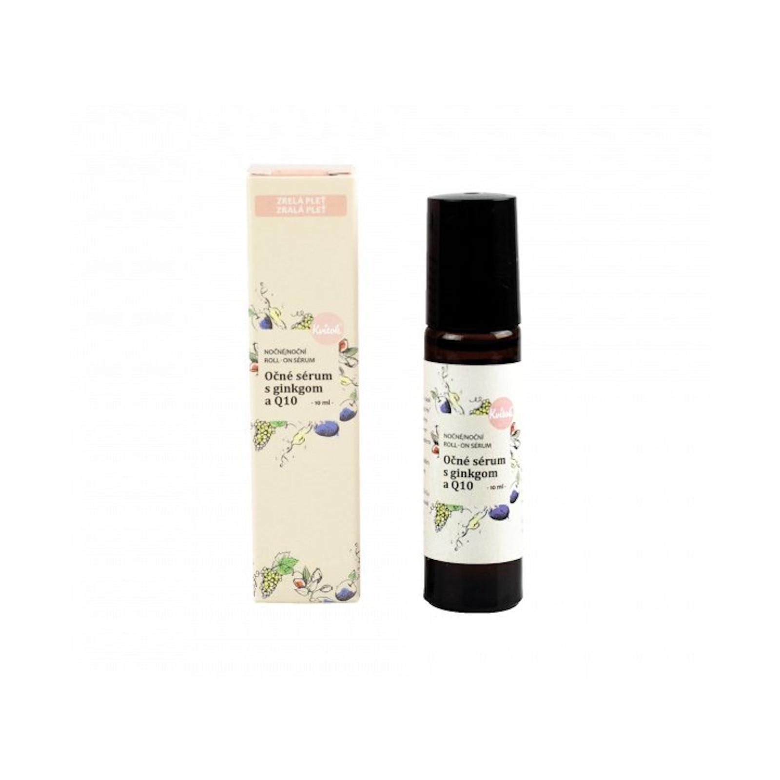 Noční oční roll- on sérum s Ginkgem Q10 10 ml Kvitok