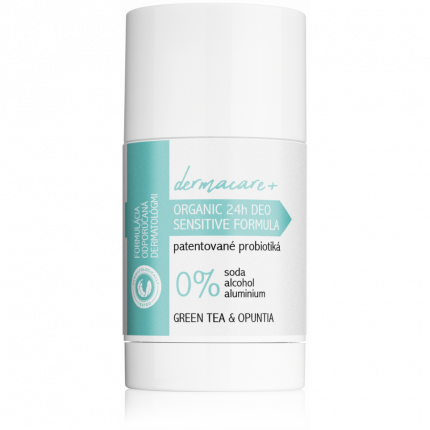 Organický deodorant 24h s prebiotiky a probiotiky s vůní zeleného čaje a opuncie 75ml Soaphoria