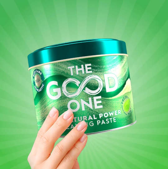 Levně Přírodní čistící pasta The Good One Power s vůní máty 500 g Astonish