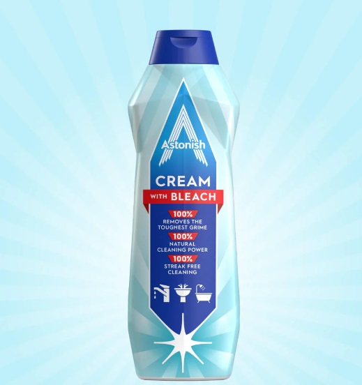 Levně Krémový čistič s bělidlem 500 ml Astonish