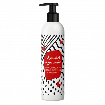 Organické tělové mléko Kradneš moje srdce 250 ml Soaphoria