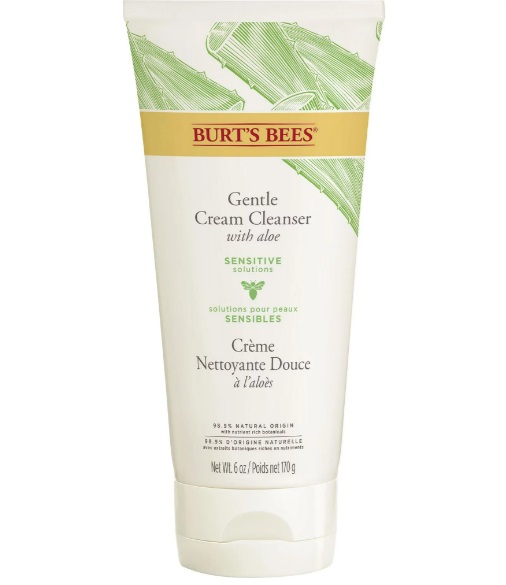 Levně Jemný čistící krém s aloe vera Sensitive Solutions 170 g Burt's Bees