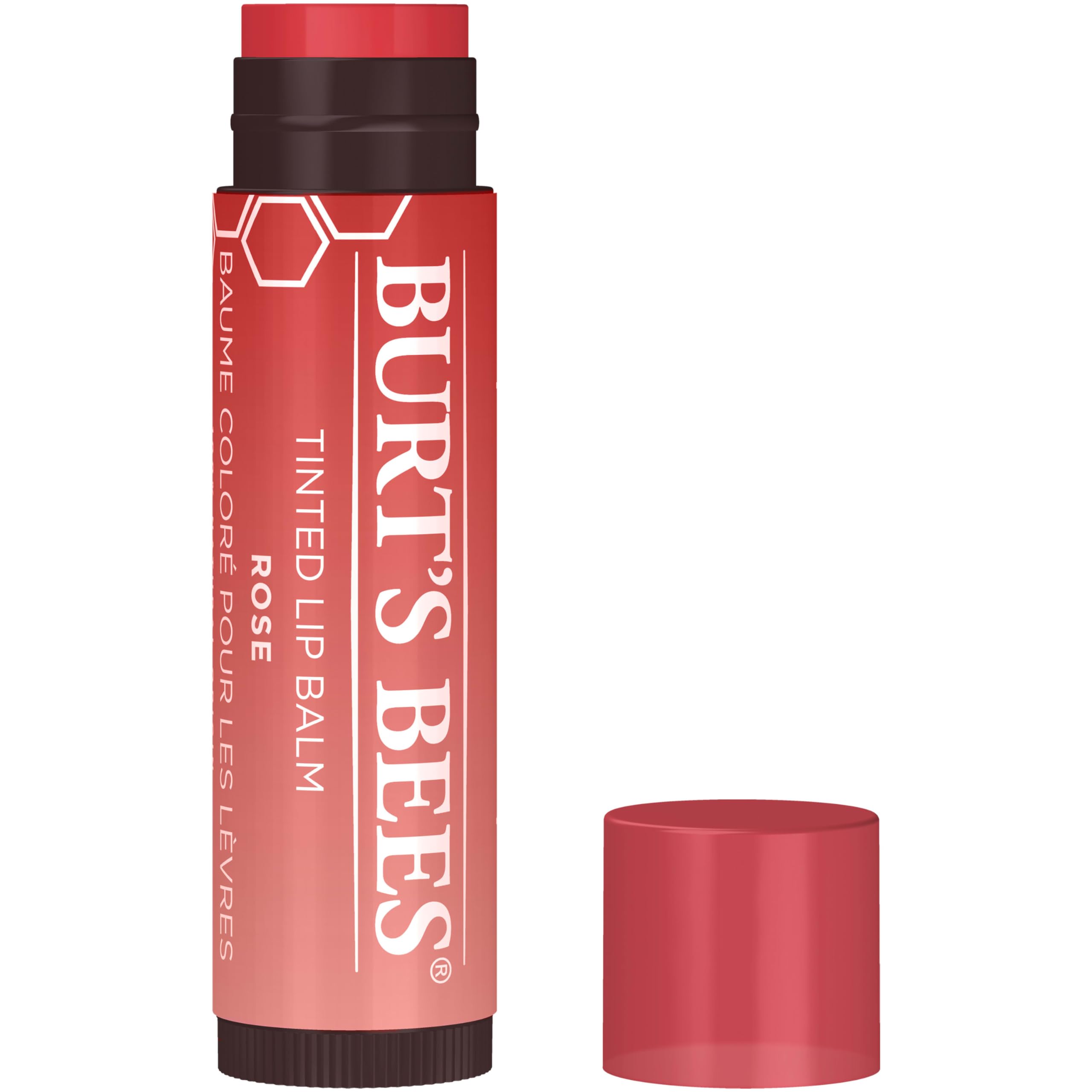 Levně Tónovací balzám na rty ROSE 4,25 g Burt's Bees