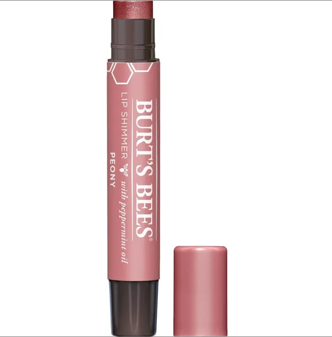 Levně Lesk na rty s peperminotvým olejem 2,55 g Burt's Bees barva shimmeru: Peony