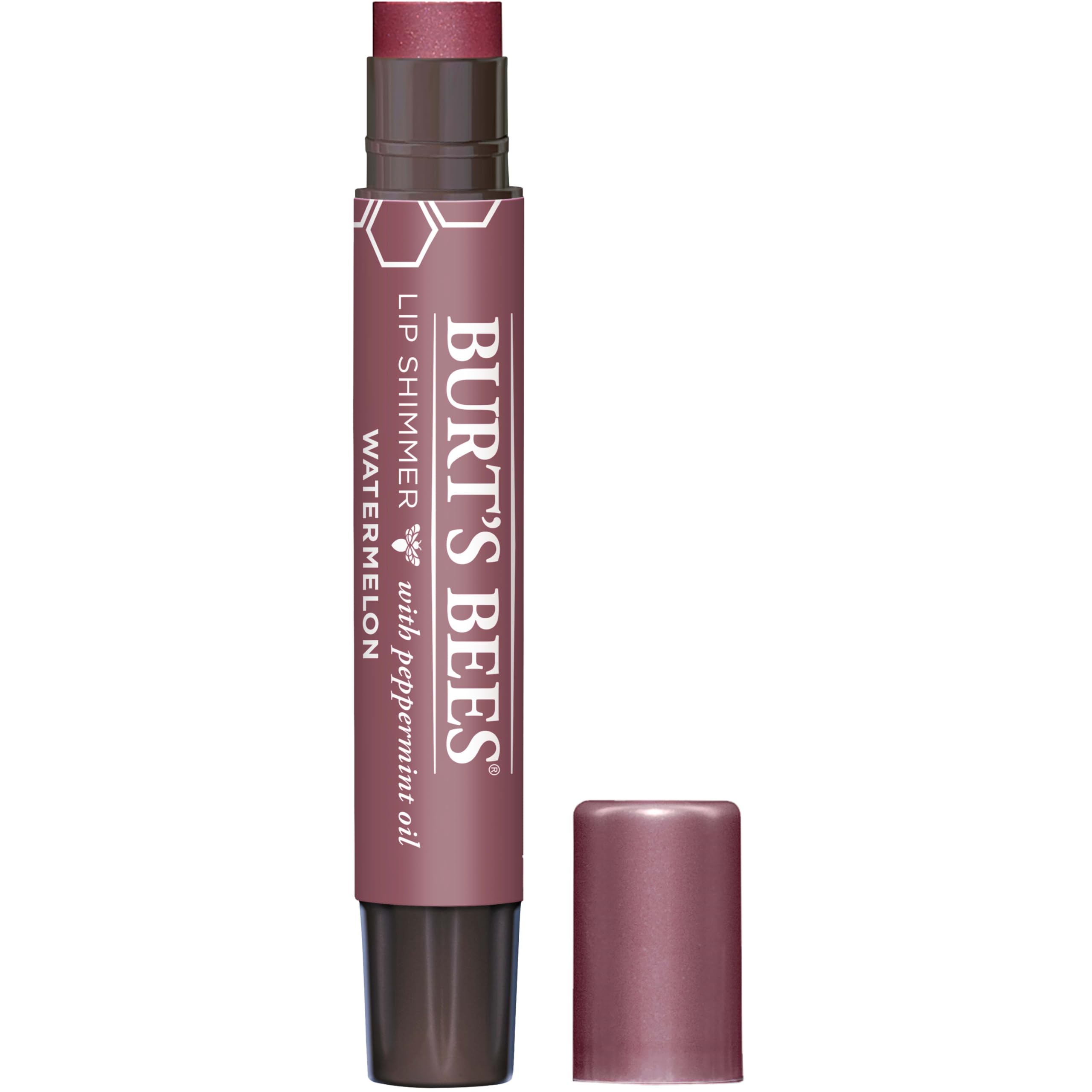 Levně Lesk na rty s peperminotvým olejem 2,55 g Burt's Bees barva shimmeru: Watermelon