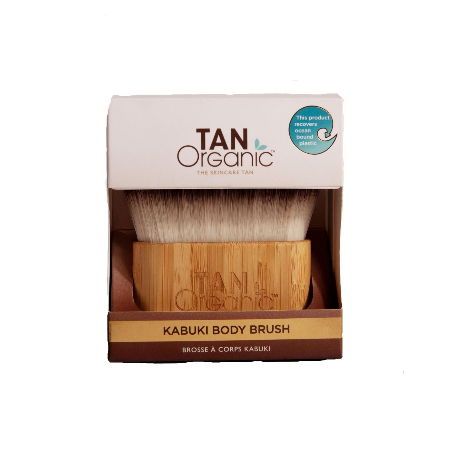 Levně Bambusový kabuki štětec na tělo 1 ks TanOrganic