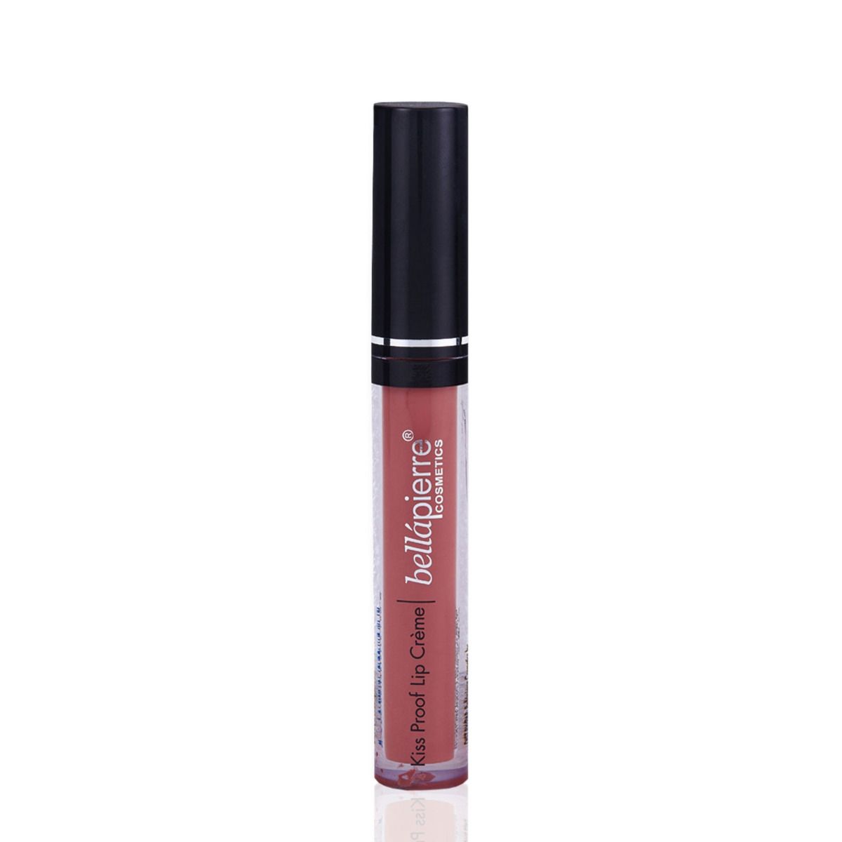 Levně Bellápierre Tekutá rtěnka Kiss Proof Lip Créme 3,6 ml Bellapierre odstín Kiss Proof:: Muddy Rose