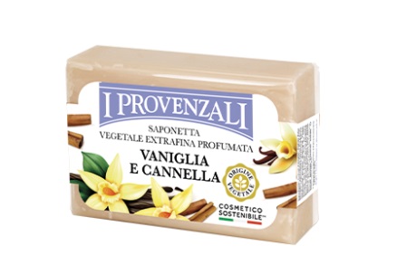 Levně Extra jemná rostlinná mýdla 100 g I Provenzali vůně mýdla:: Vanilka a skořice