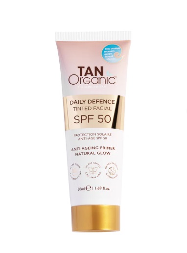 Tónovací SPF 50 na obličej 50ml TanOrganic