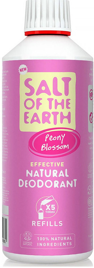 Doplňovací náplň minerální deodorant ve spreji PEONNY BLOSSOM 500 ml Salt of the Earth