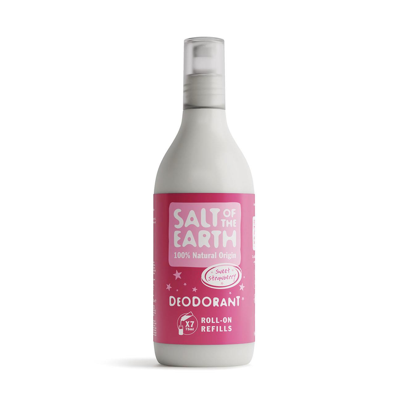 Doplňovací náplň deo Roll-on SWEET STRAWBERRY 525 ml Salt of the Earth