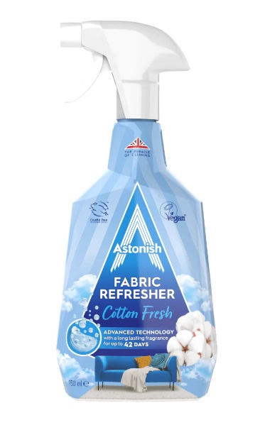 Levně Osvěžovač textilu s vůní Cotton Fresh 750 ml Astonish