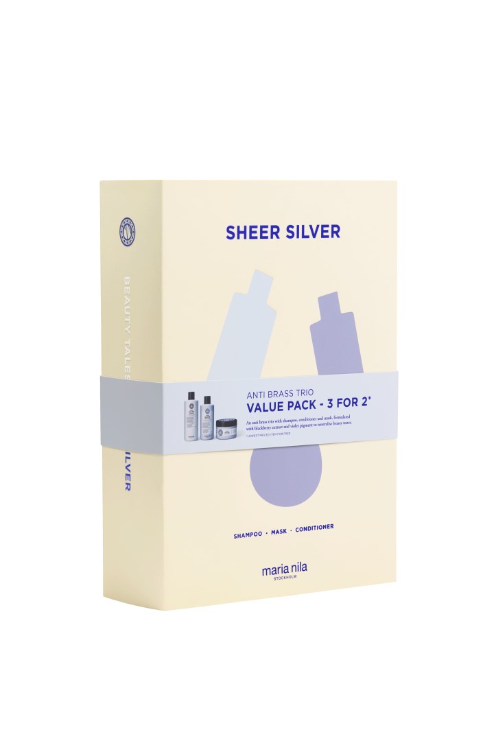 Dárkový Holiday Sheer Silver Soft 3 ks Maria Nila