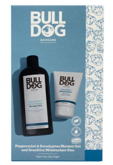 Peppermint a Eucalyptus Shower Gel a krém na citlivou pleť 2 ks Bulldog