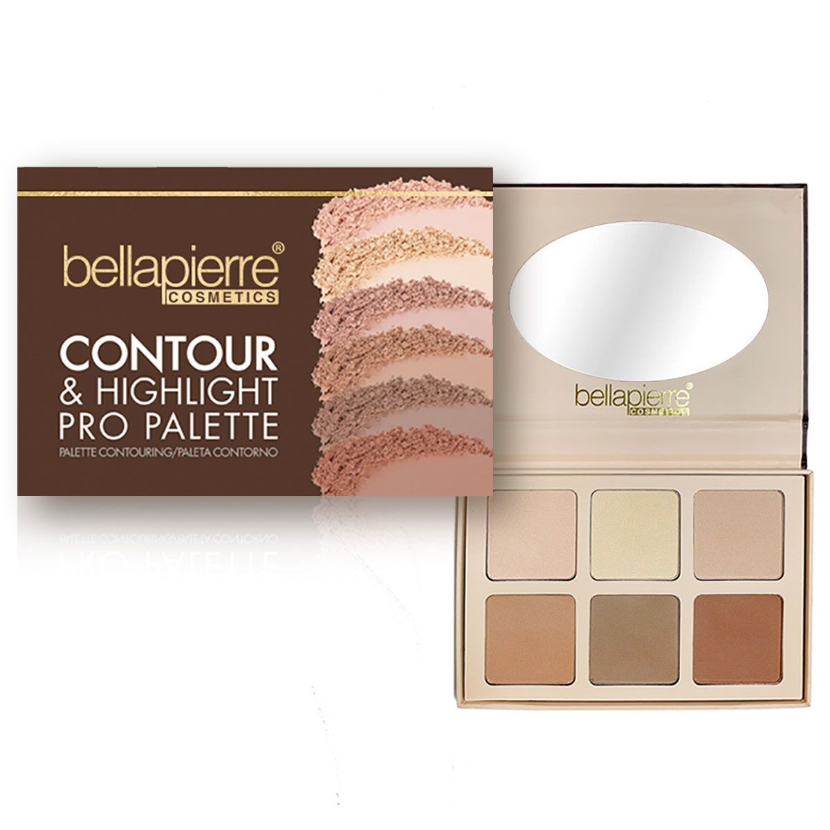 Levně Bellápierre Konturovací a rozjasňující paletka Pro Palette 28,8 g Bellapierre