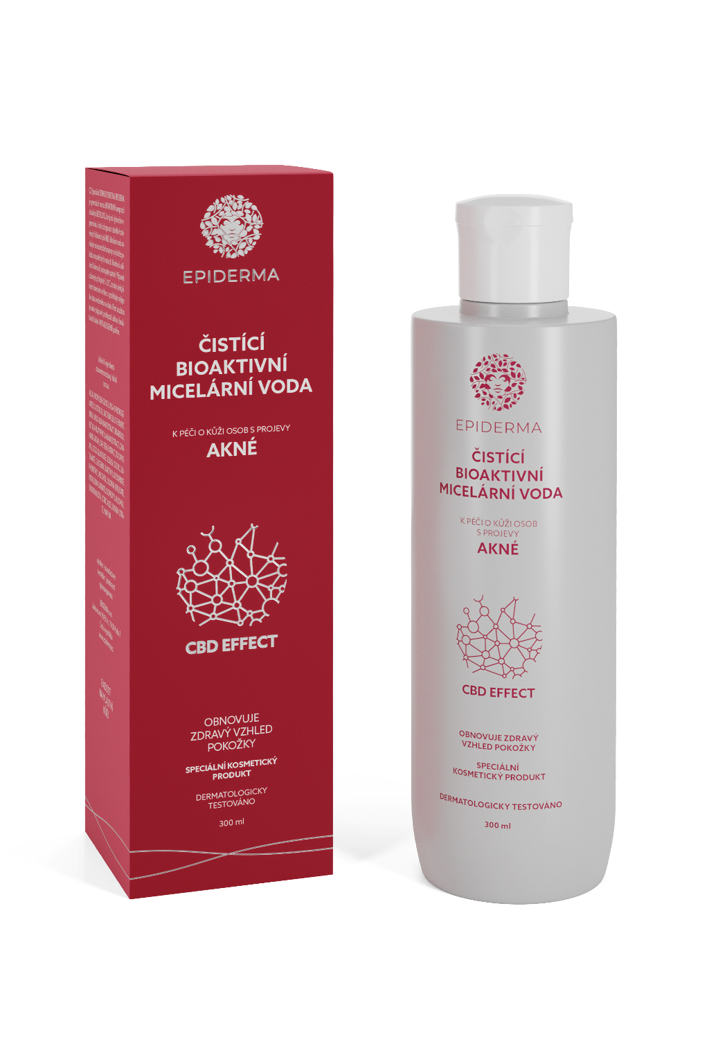 Levně EPIDERMA® Bioaktivní micelární voda na akné 300 ml Epiderma