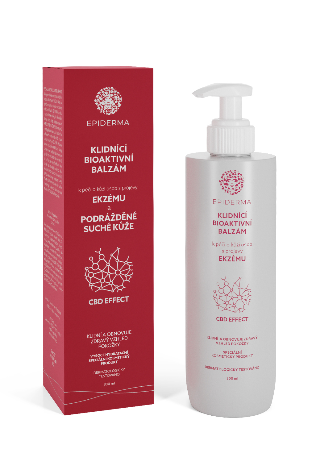EPIDERMA® BIOAKTIVNÍ KONOPNÝ BALZÁM NA EKZÉM 300 ml Epiderma