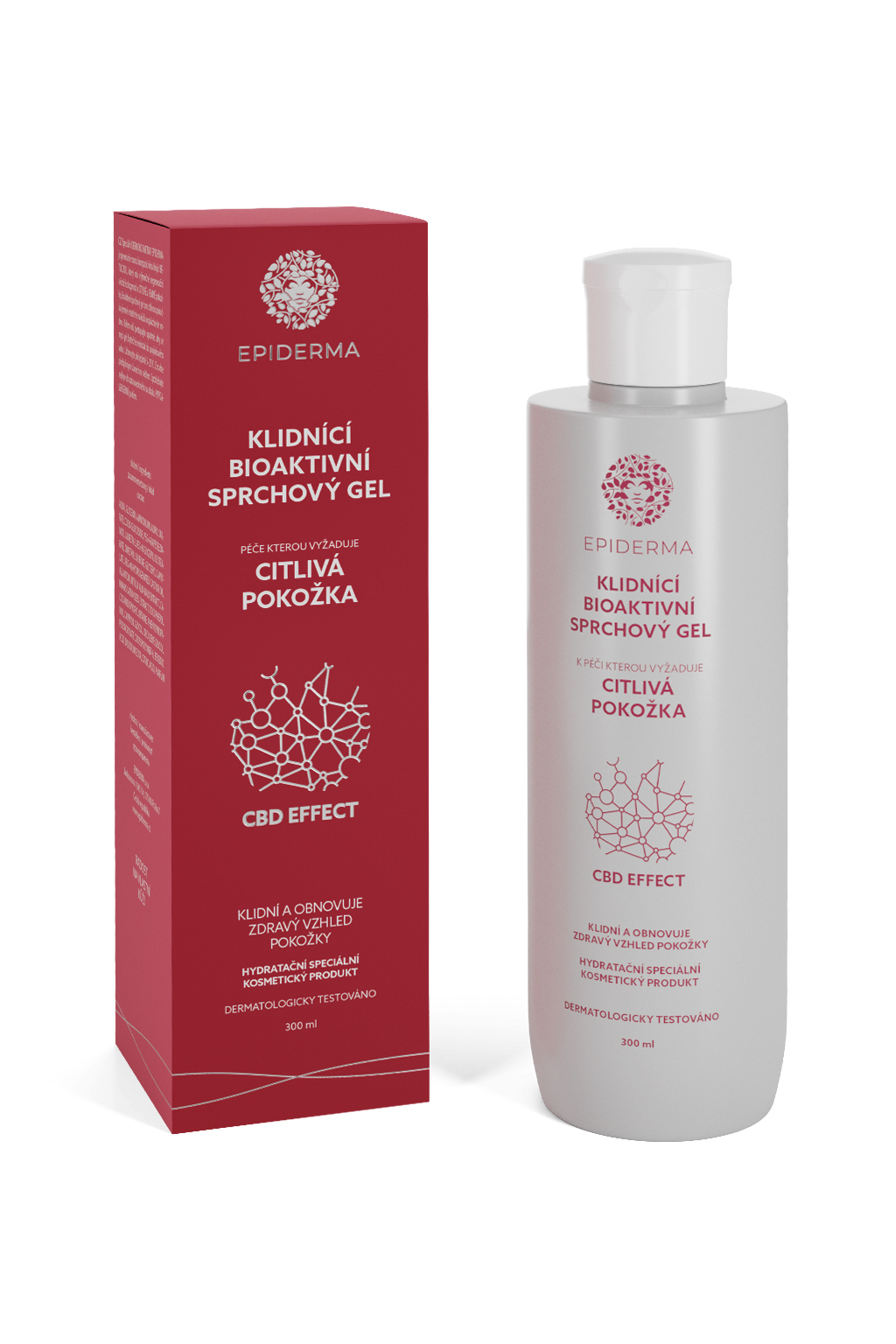 Levně EPIDERMA® Bioaktivní sprchový gel pro citlivou pokožku 300 ml Epiderma