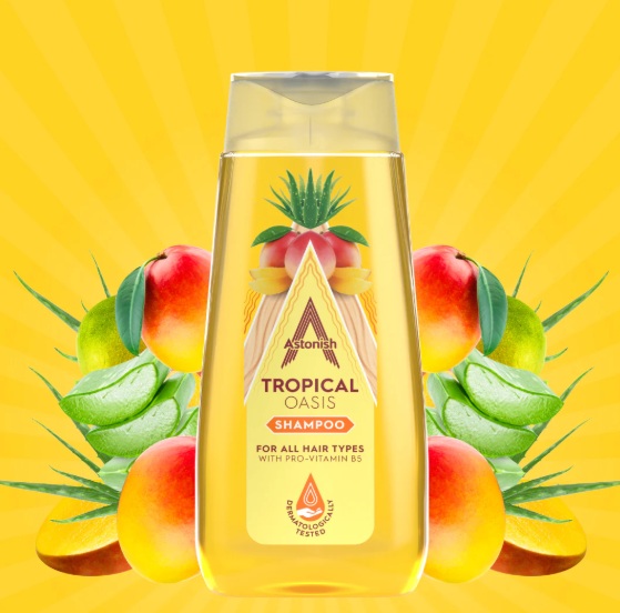 Levně Šampon na vlasy Tropical Oasis 400 ml Astonish