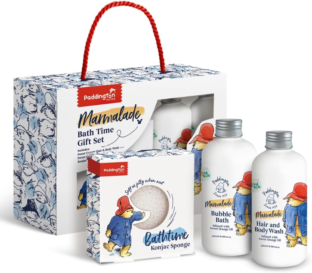 Sada do koupele Paddington 2 ks á 250 ml + čistící houba Good Bubble