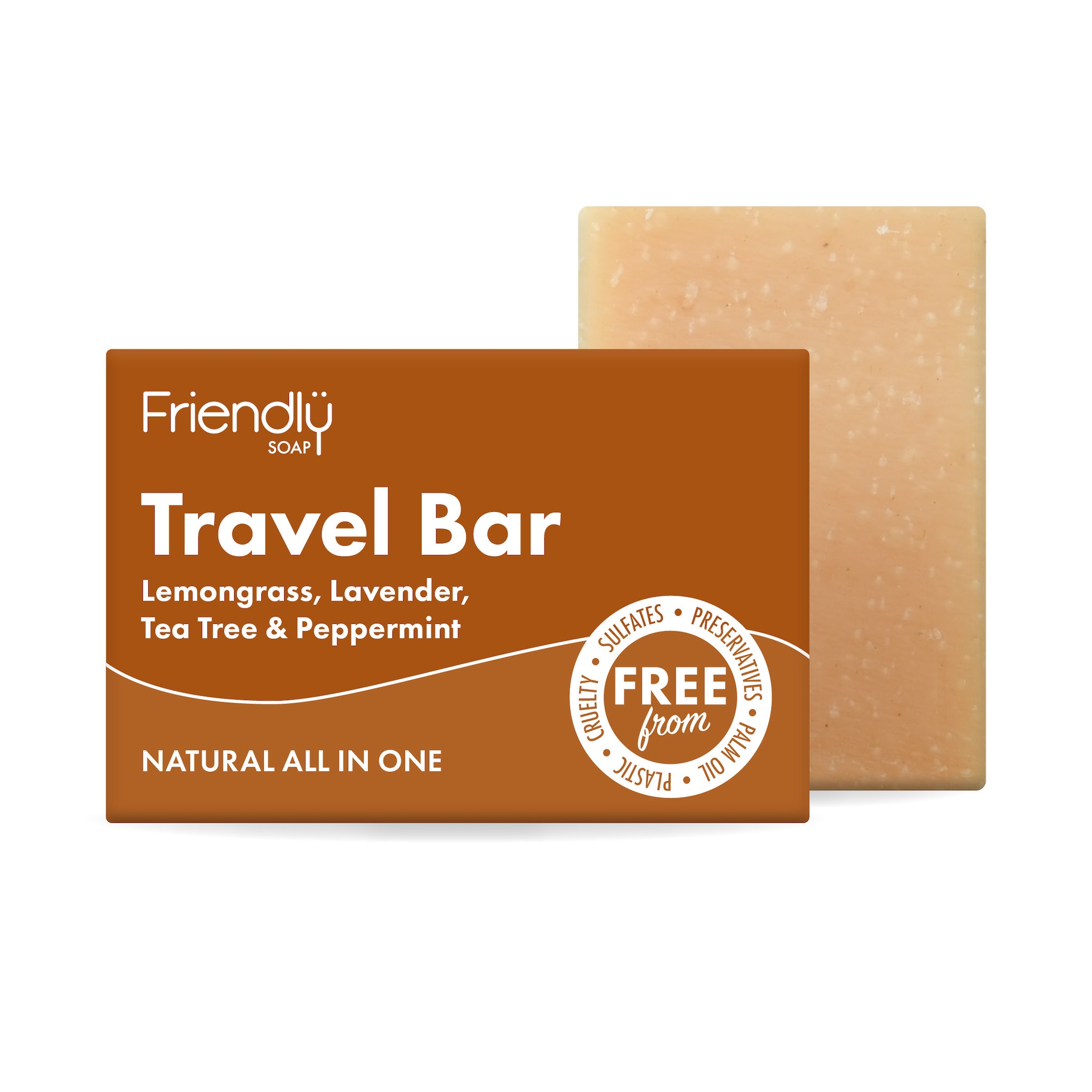 Levně Přírodní mýdlo na tělo i vlasy Na cestování 95 g Friendly Soap