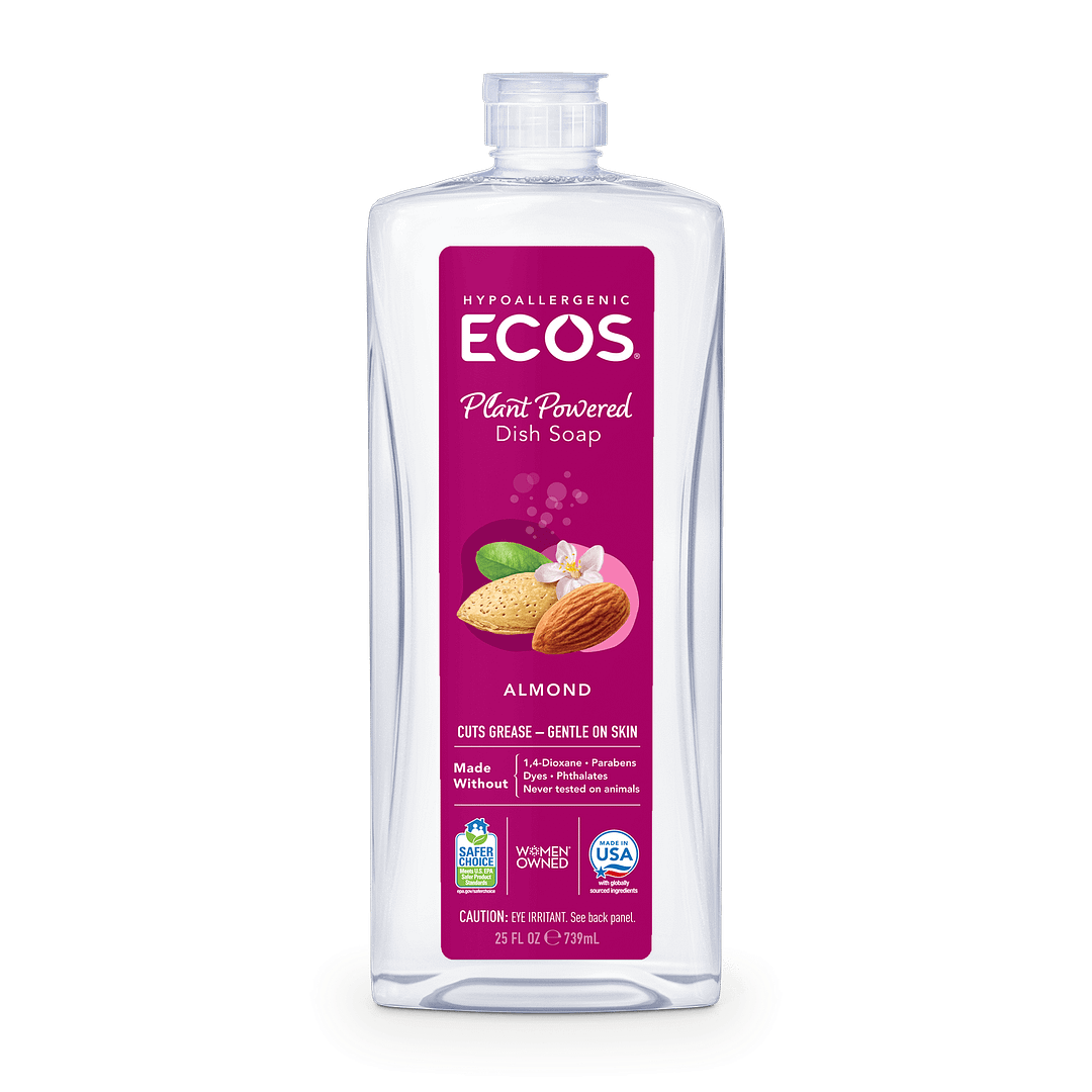 Levně Ecos by Earth Friendly Products Mýdlo na nádobí – Mandle 500 ml Ecos
