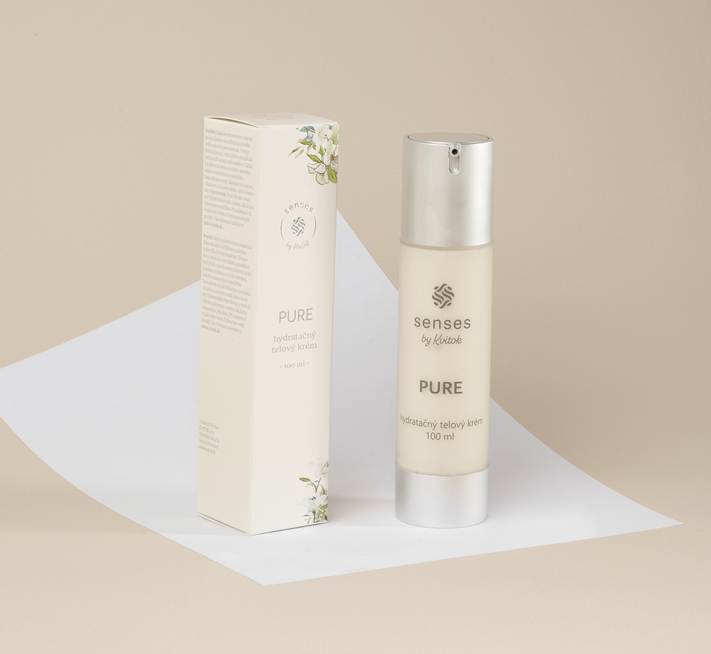 Levně Hydratační tělový krém Pure 100 ml Senses by Kvitok
