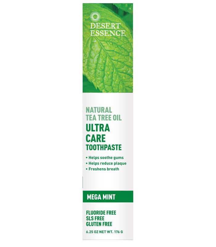 Levně Zubní pasta ultra care – Mega Mint 176 g Desert Essence