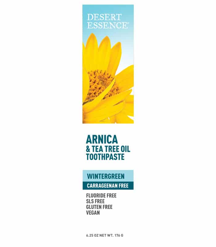 Levně Zubní pasta arnika a tea tree 176 g Desert Essence
