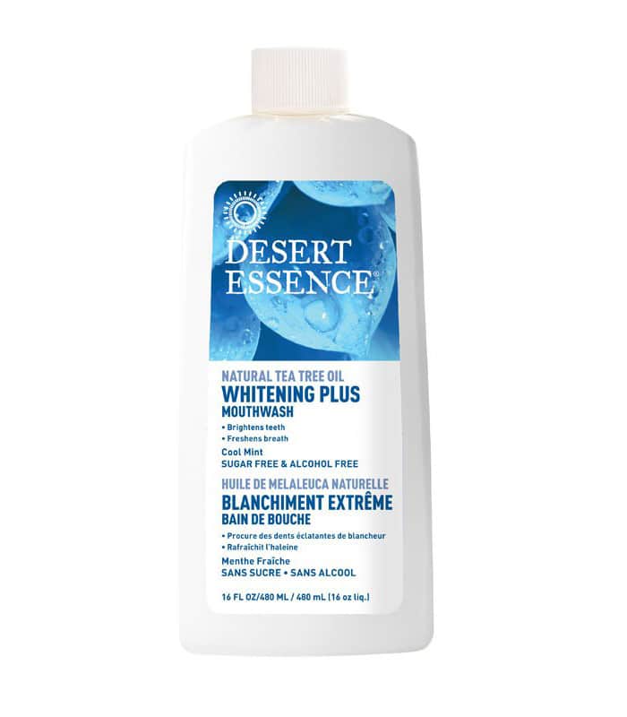 Levně Bělící ústní voda – cool mint 480 ml Desert Essence