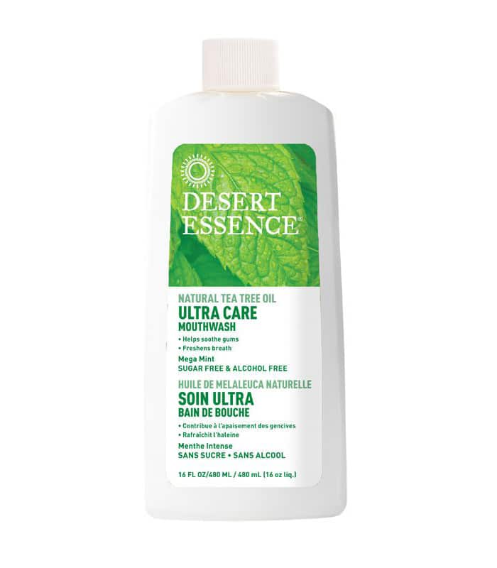 Levně Ústní voda ultra care – Mega Mint 480 ml Desert Essence
