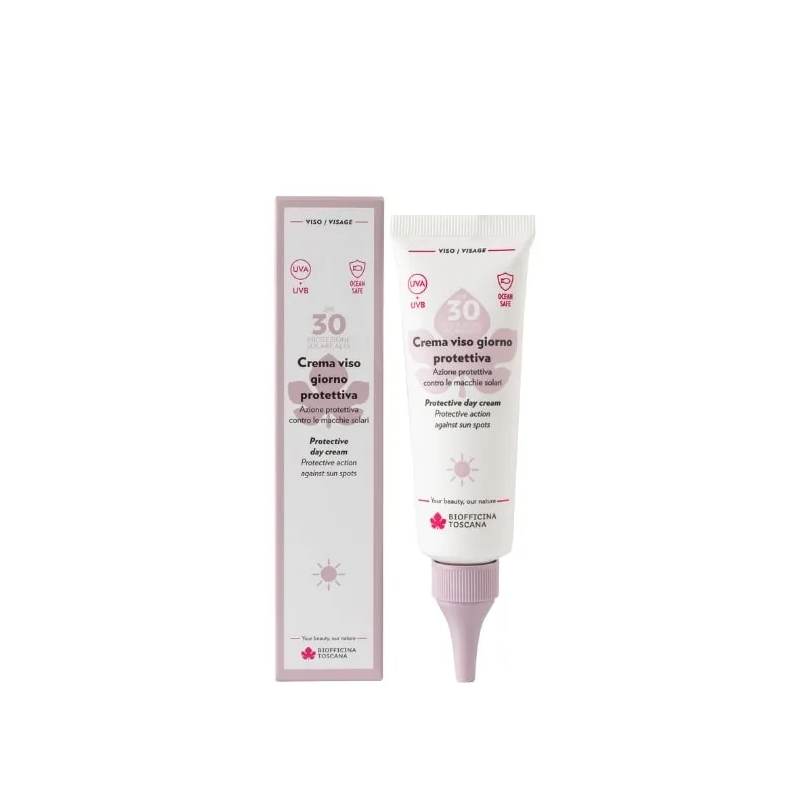 Ochranný denní krém na obličej SPF30 50 ml Biofficina Toscana