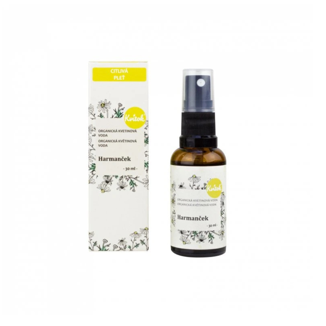 Levně Organická Květinová Voda – Heřmánek 30 ml Kvitok