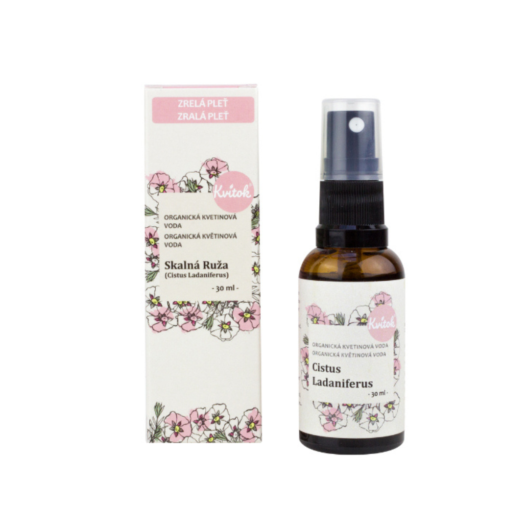 Levně Organická Květinová Voda-Skalní Růže 30 ml Kvitok