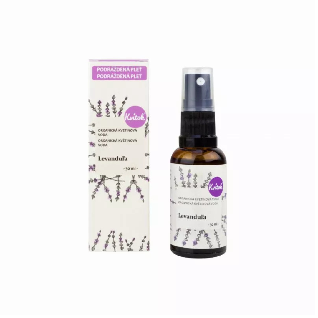 Levně Organická Květinová Voda – Levandule 30 ml Kvitok