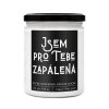 pro tebe zapalena designova handmade svicka